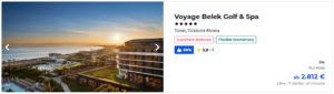 beliebtestes Hotel in Antalya, Belek laut HolidayCheck: Voyage Belek Golf & Spa 5-Sterne Hotel