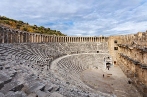 beste türkische Urlaubsorte 2022 - Sehenswürdigkeiten in Bodrum - antikes Amphitheater