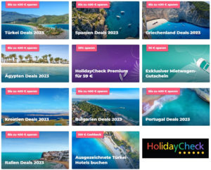 Spare bis zu 400 € mit den HolidayCheck Neujahrskrachern