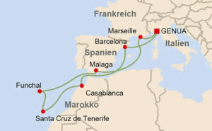 Mittelmeer mit Kanaren, 12-tägige Kreuzfahrt mit MSC Divina
